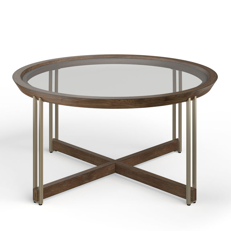 Magnussen Furniture - Elora - Round Cocktail Table - Walnut - 5th Avenue Furniture