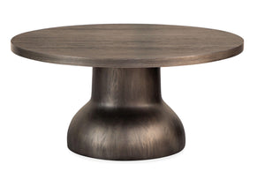 Magnussen Furniture - Bosley - Wood Round Cocktail Table - Coffee Bean - 5th Avenue Furniture