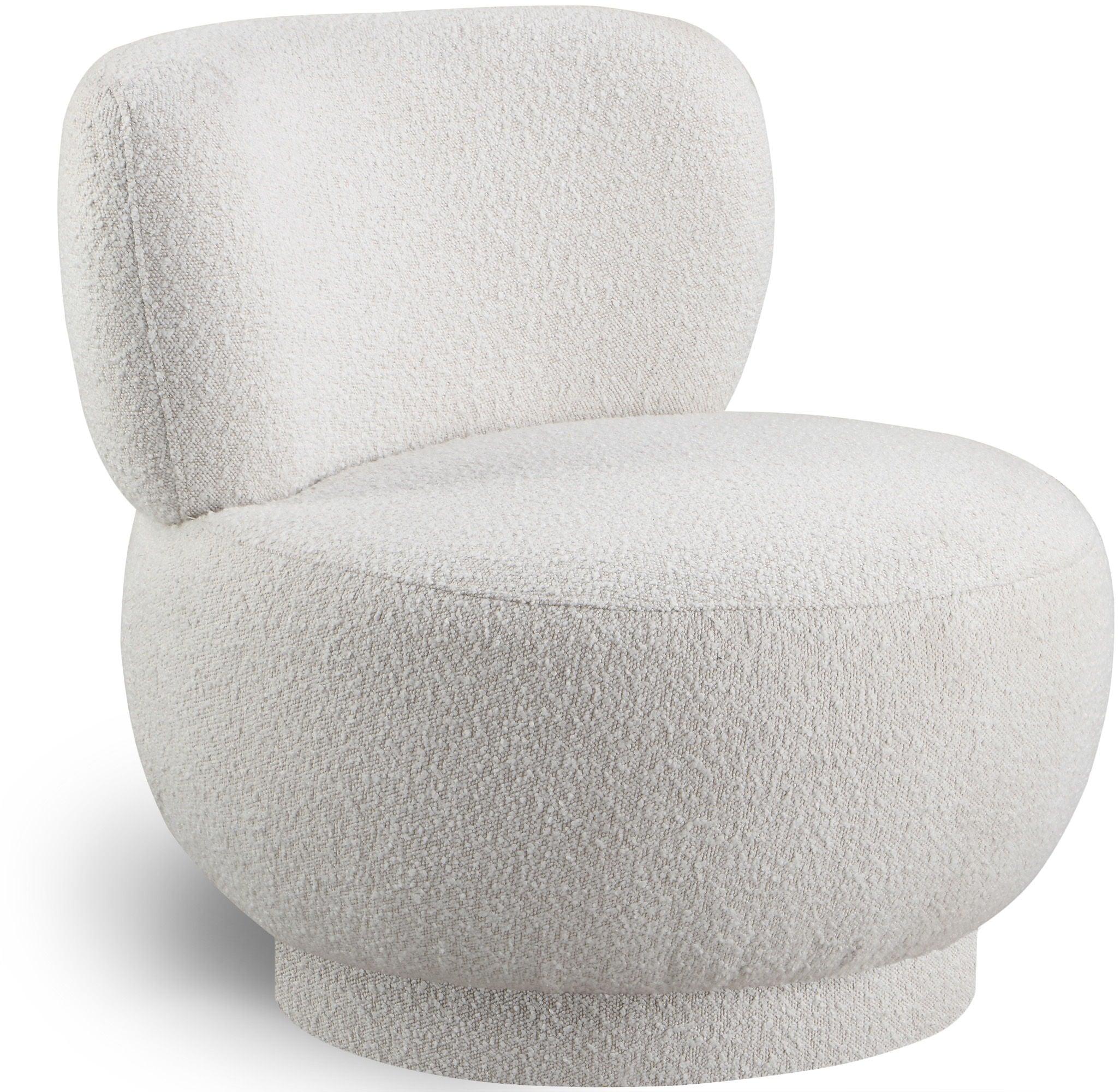 Meridian Furniture - Calais - Accent Chair - Cream - 5th Avenue Furniture