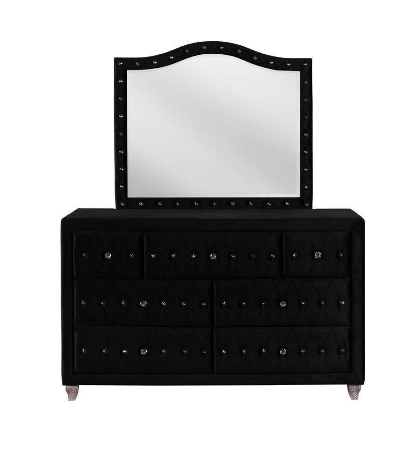 CoasterEssence - Deanna - Button Tufted Mirror - 5th Avenue Furniture