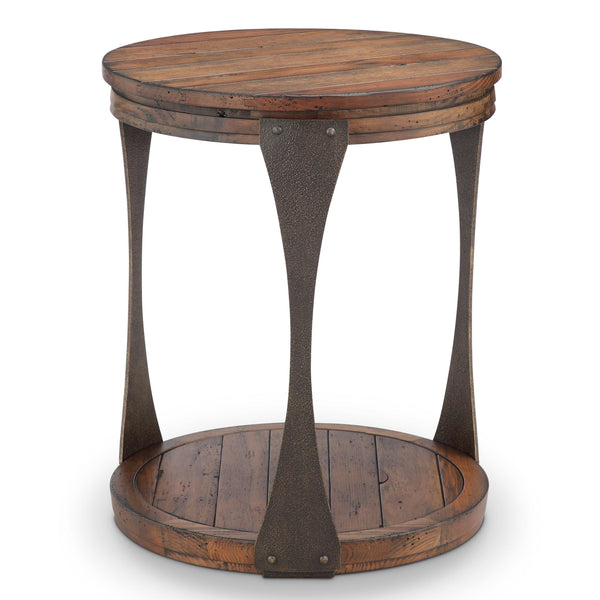 Magnussen Furniture - Montgomery - Industrial Round Table - 5th Avenue Furniture