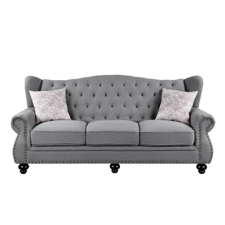 ACME - Hannes - Sofa - Gray Fabric - 5th Avenue Furniture