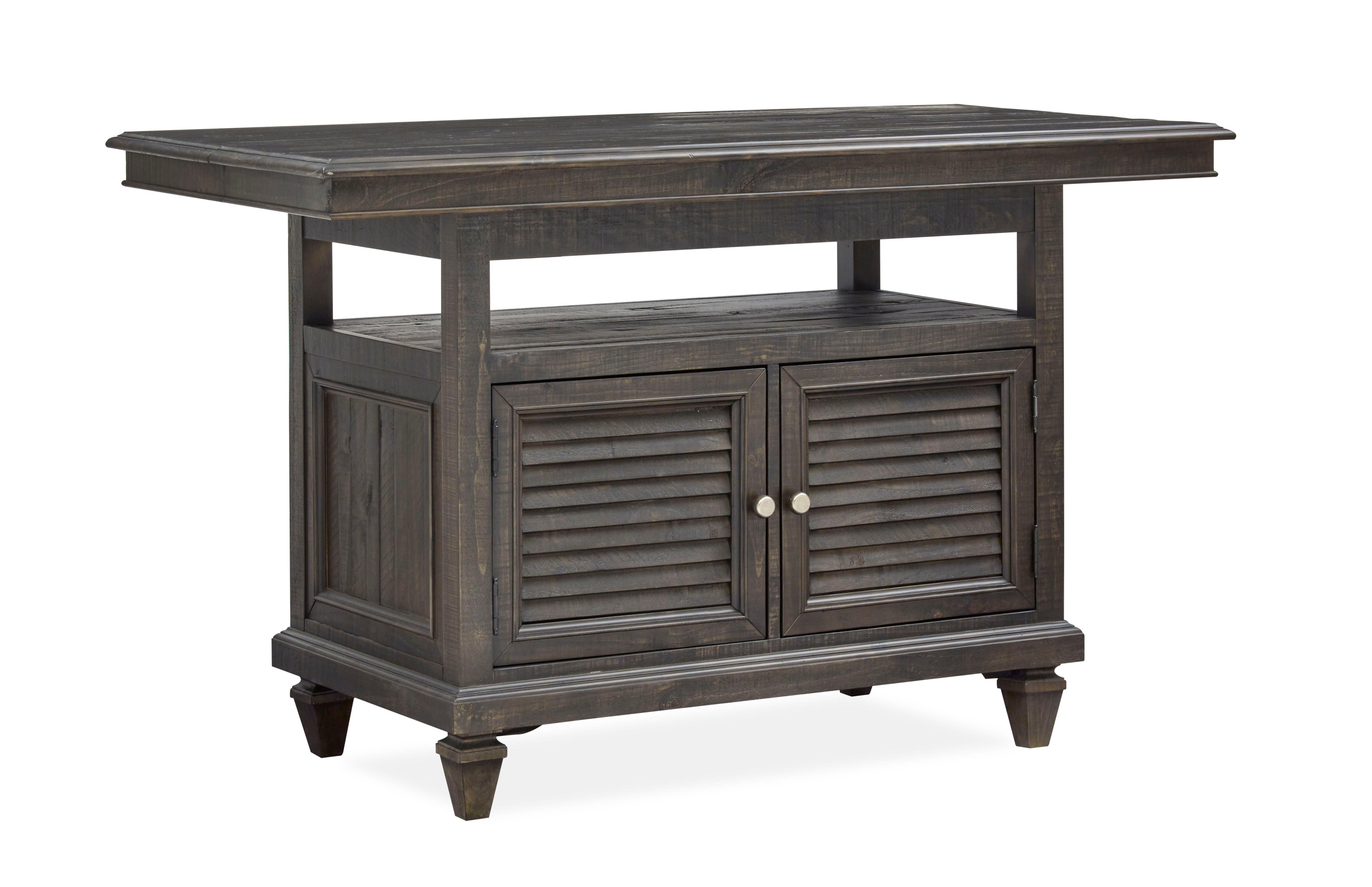 Magnussen Furniture - Calistoga - Rectangular Counter Table - Weathered Charcoal - 5th Avenue Furniture