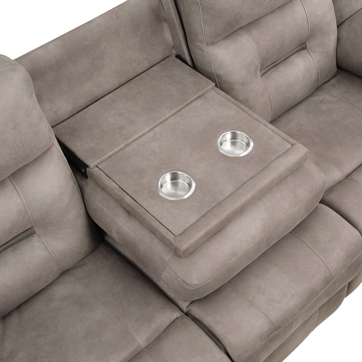 Steve Silver Furniture - Abilene - Sofa & Loveseat - Brown - 5th Avenue Furniture