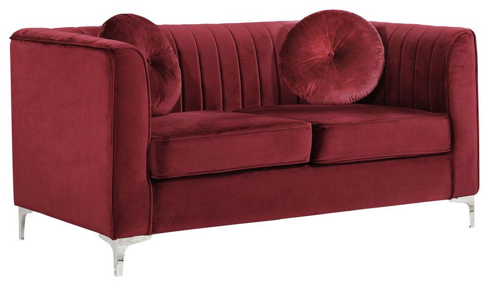 Meridian Furniture - Isabelle - Loveseat - 5th Avenue Furniture