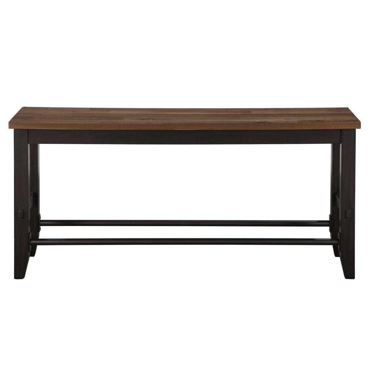 Steve Silver Furniture - Bermuda - Counter Bench - Black - 5th Avenue Furniture