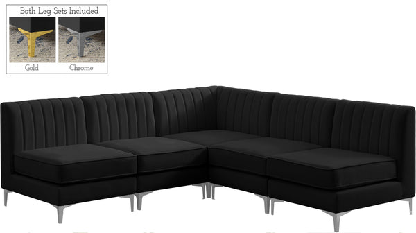Meridian Furniture - Alina - 5 Pc. Sectional - 5th Avenue Furniture