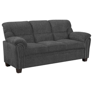 CoasterEveryday - Clemintine - Upholstered Sofa with Nailhead Trim - 5th Avenue Furniture