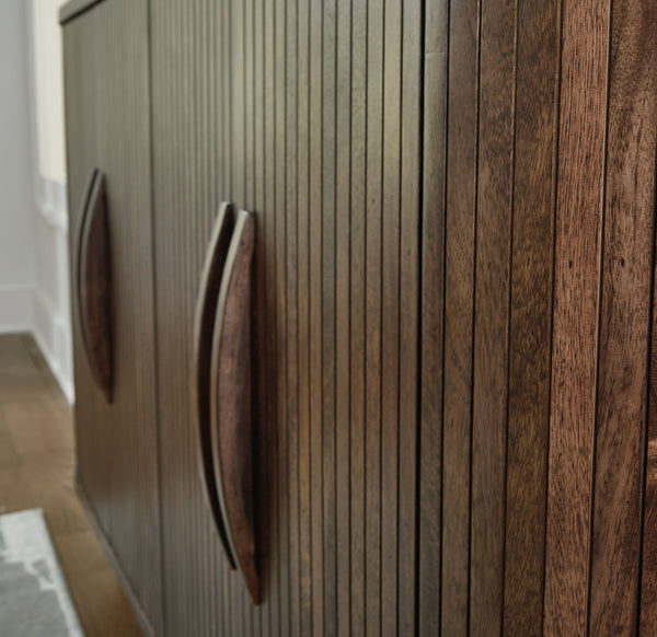 Amickly - Dark Brown - Accent Cabinet - 5th Avenue Furniture