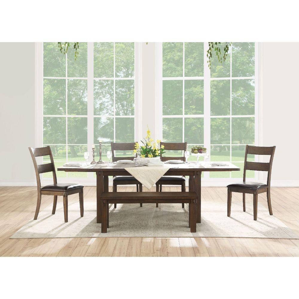 ACME - Nabirye - Dining Table - Dark Oak - 5th Avenue Furniture