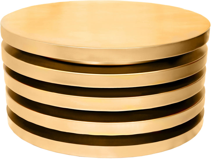 Meridian Furniture - Levels - Coffee Table - Gold - 5th Avenue Furniture
