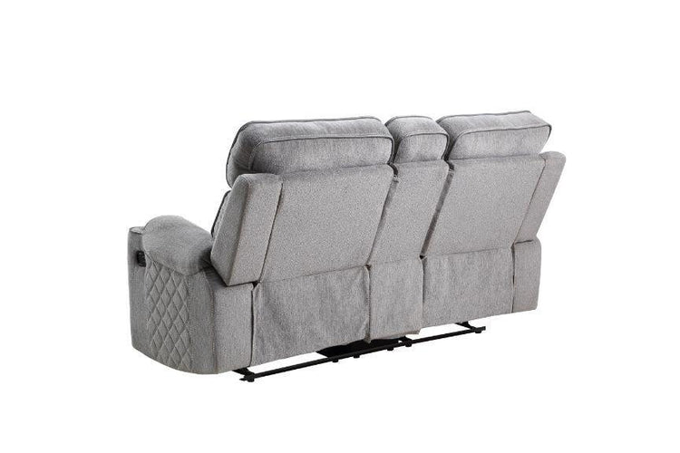 ACME - Aulada - Motion Loveseat w/Console and USB Port - 5th Avenue Furniture