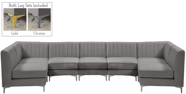 Meridian Furniture - Alina - Sectional - 5th Avenue Furniture