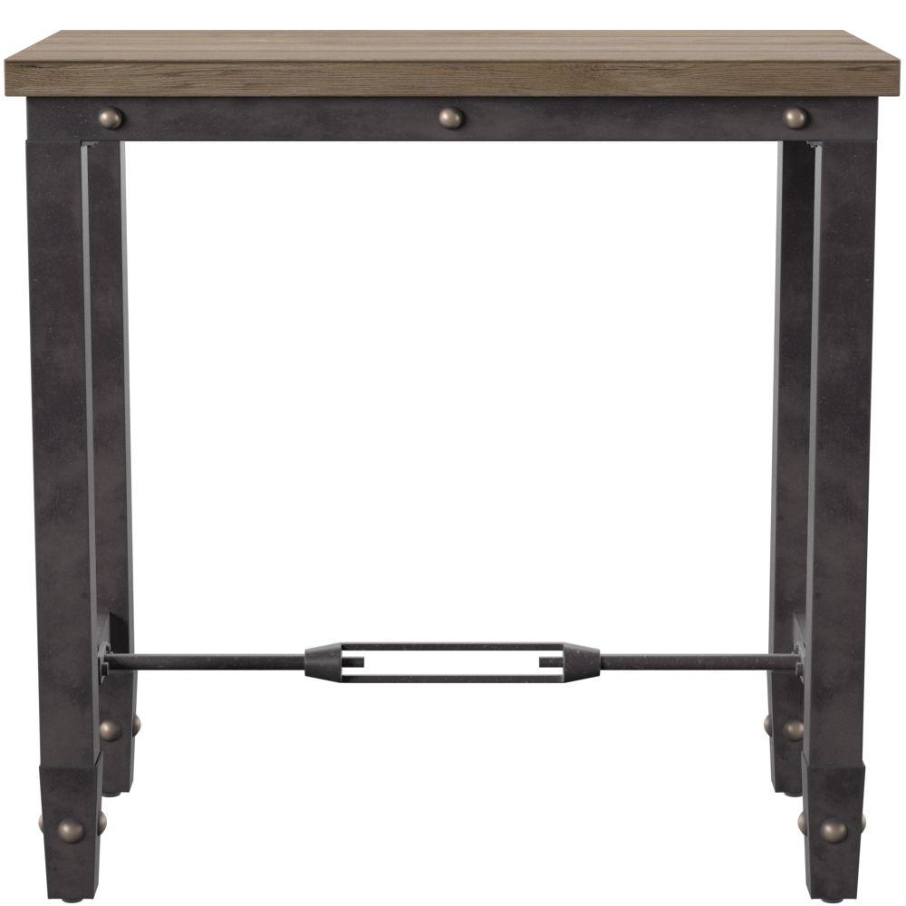 Steve Silver Furniture - Jersey - Chairside End Table - Brown - 5th Avenue Furniture