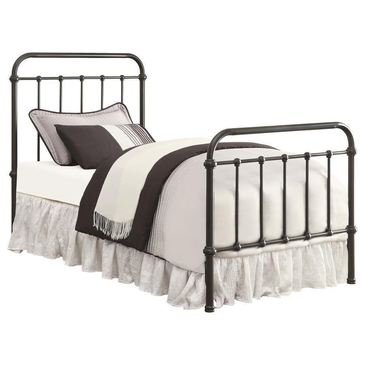 CoasterEssence - Livingston - Kids & Teens Panel Metal Bed - 5th Avenue Furniture