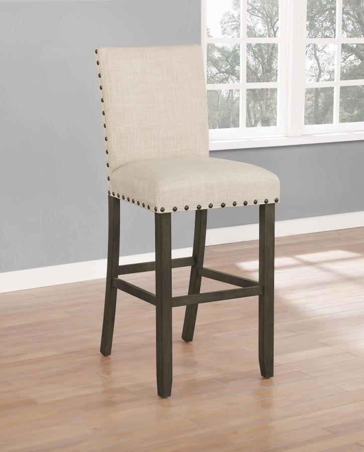CoasterEveryday - Ralland - Upholstered Bar Stools With Nailhead Trim (Set of 2) - 5th Avenue Furniture