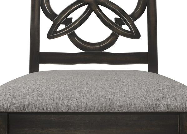 Crown Mark - Hilara - Side Chair (Set of 2) - Dark Brown - 5th Avenue Furniture