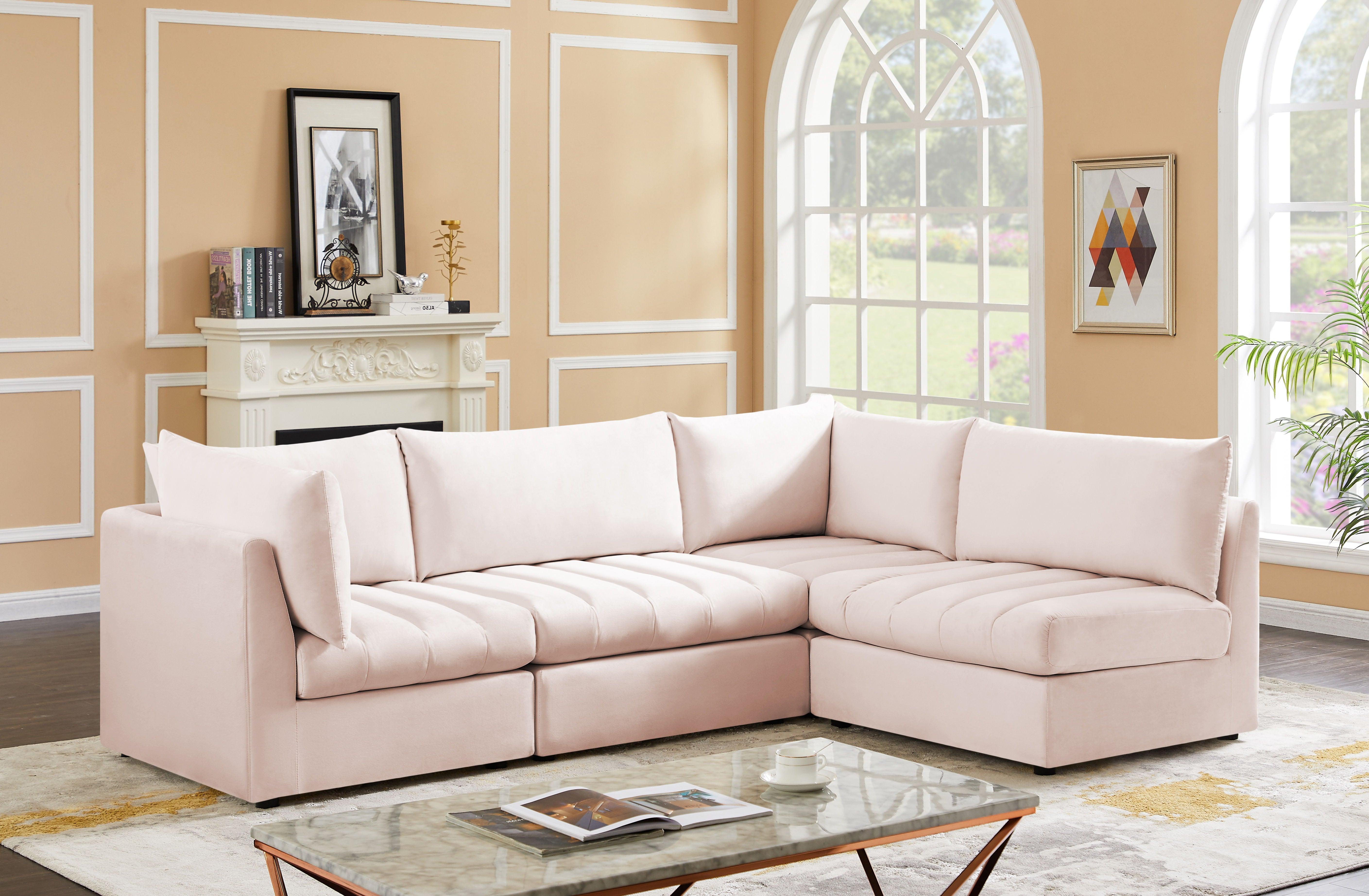 Meridian Furniture - Jacob - 4 Pc. Modular Sectional - 5th Avenue Furniture