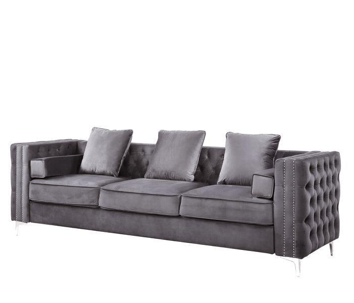 ACME - Bovasis - Sofa w/5 Pillows - 5th Avenue Furniture