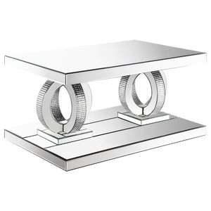 CoasterElevations - Breena - Rectangular Coffee Table - Mirror - 5th Avenue Furniture