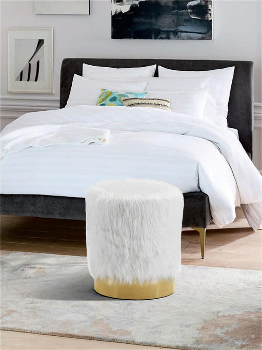 Meridian Furniture - Joy - Stool Ottoman - 5th Avenue Furniture