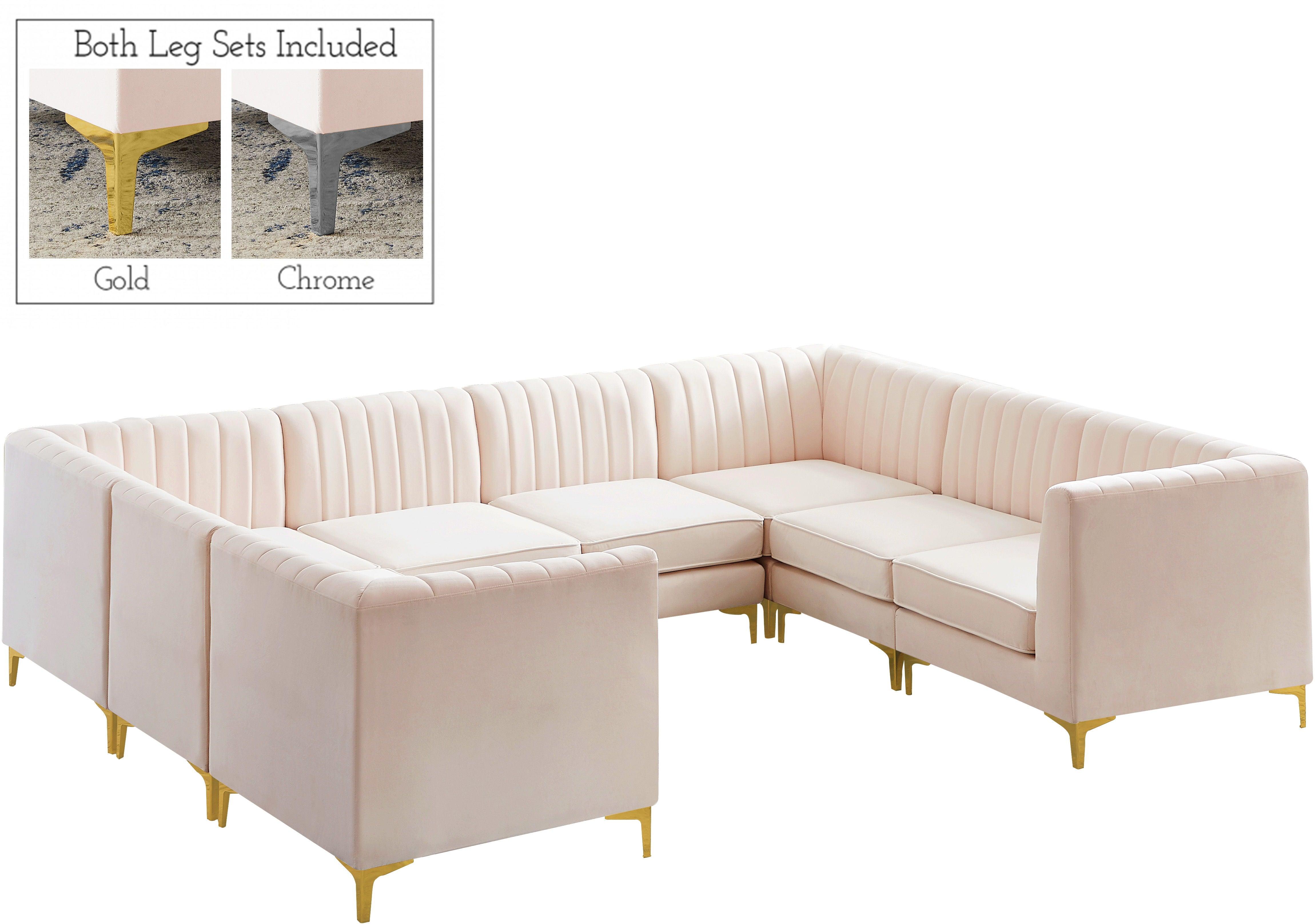 Meridian Furniture - Alina - Modular Sectional - 5th Avenue Furniture