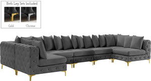 Meridian Furniture - Tremblay - Modular Sectional 7 Piece - Gray - 5th Avenue Furniture