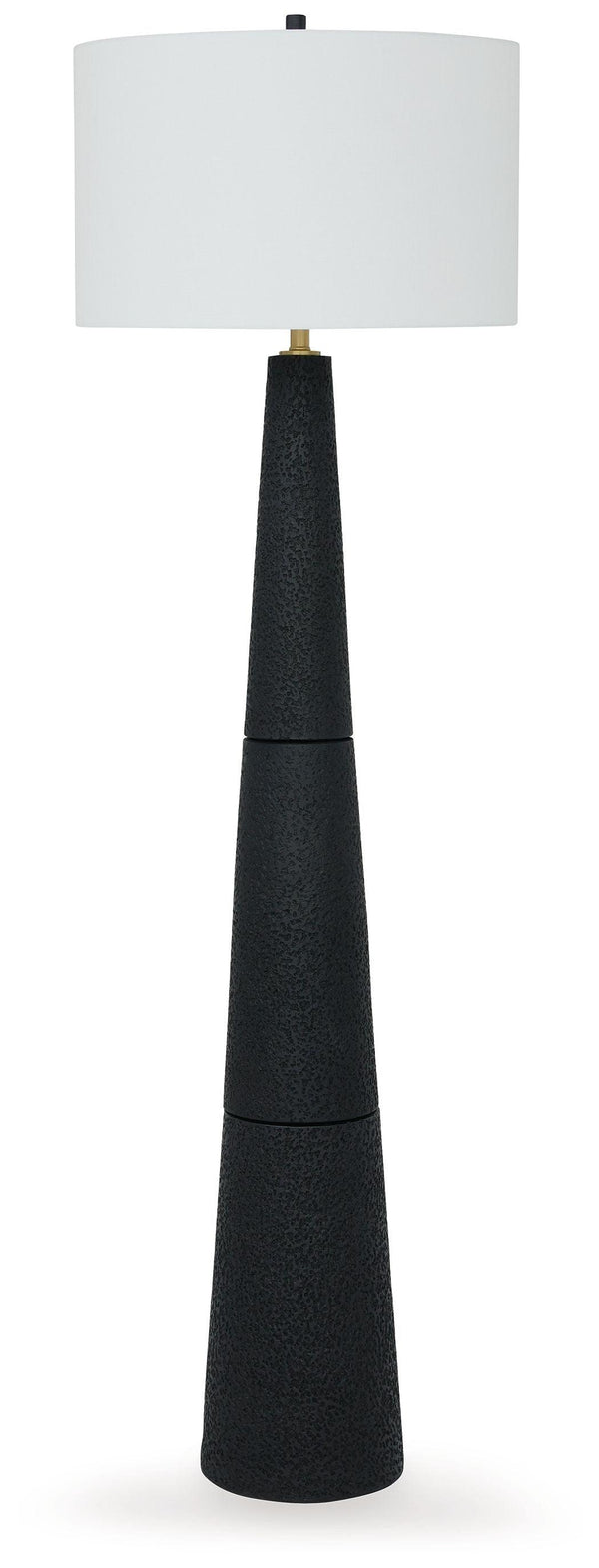 Signature Design by Ashley® - Hallburg - Black - Poly Floor Lamp - 5th Avenue Furniture