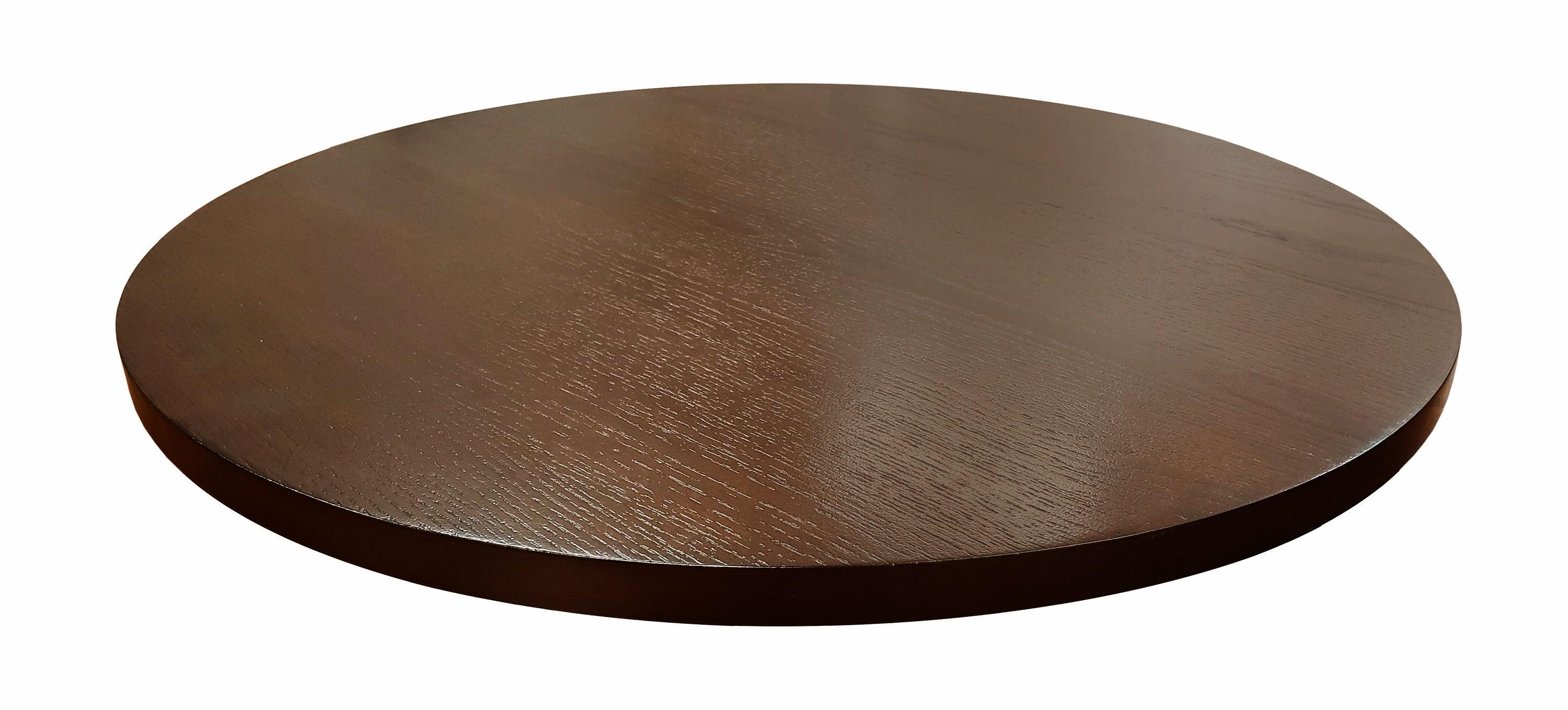 Crown Mark - Ferrara - Lazy Susan - Wood - Brown Dark - 5th Avenue Furniture