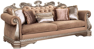 ACME - Northville - Sofa - Velvet & Antique Silver - 5th Avenue Furniture