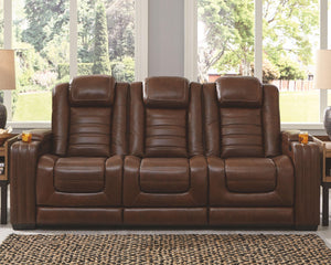 Signature Design by Ashley® - Backtrack - Chocolate - 2 Pc. - Power Reclining Sofa, Loveseat - 5th Avenue Furniture