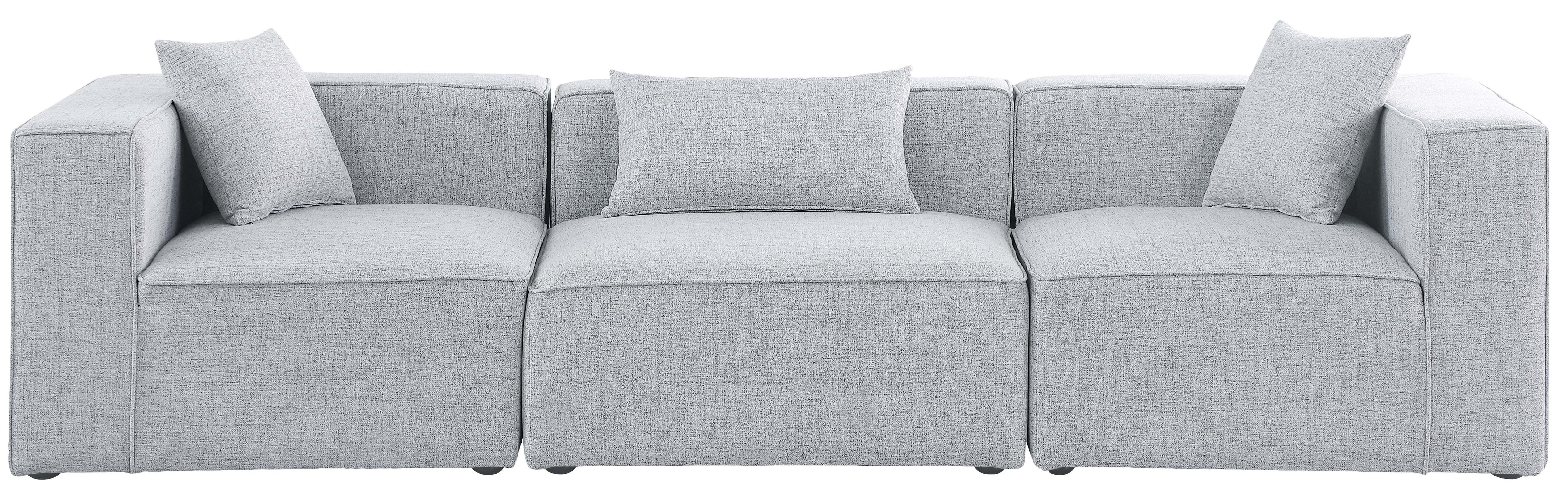 Meridian Furniture - Cube - Modular Sofa 3 Seats - 5th Avenue Furniture