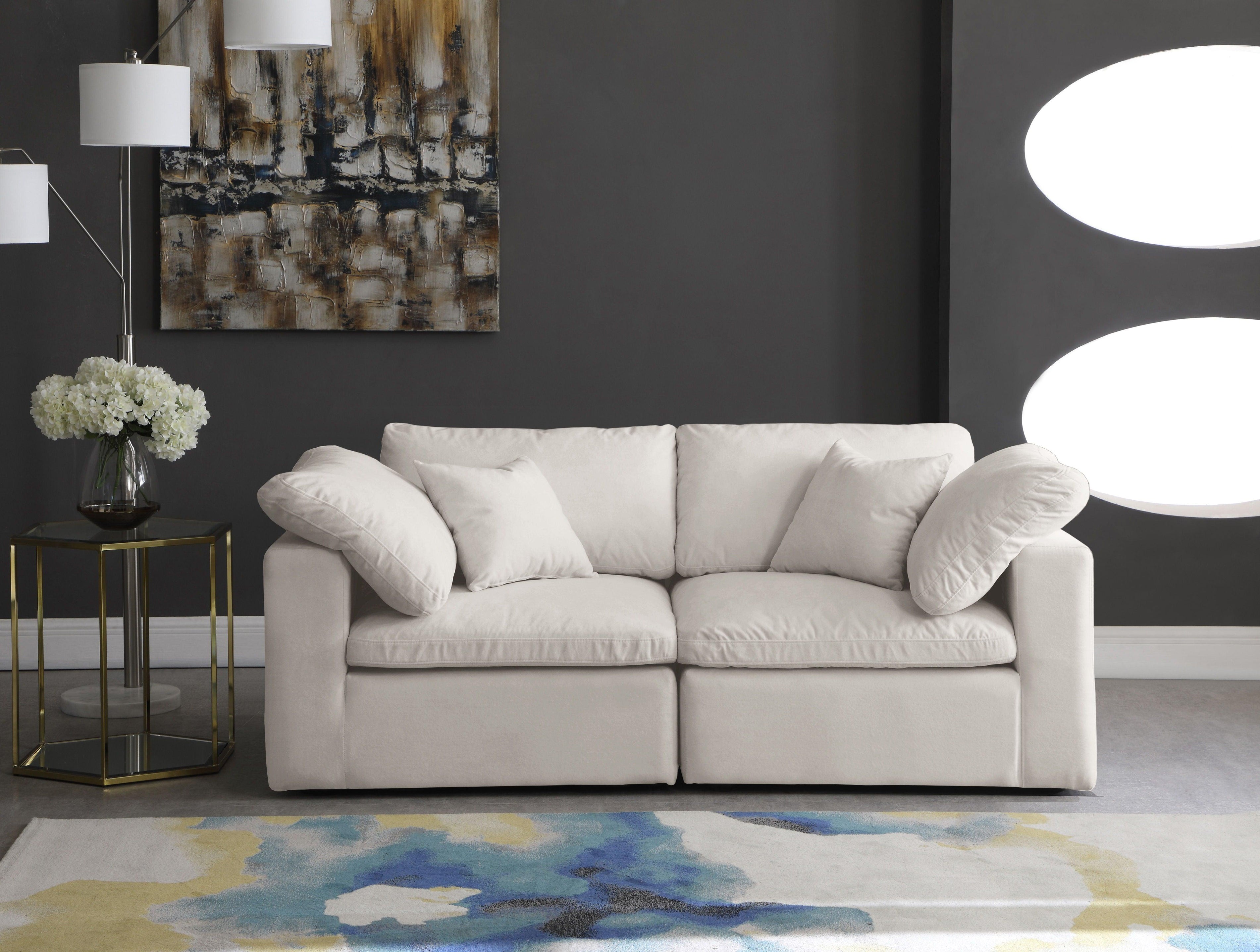 Meridian Furniture - Cozy - Modular 2 Seat Sofa - 5th Avenue Furniture