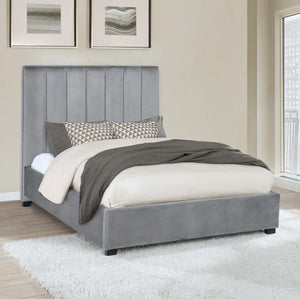 CoasterEssence - Arles - Vertical Channeled Tufted Bed - 5th Avenue Furniture