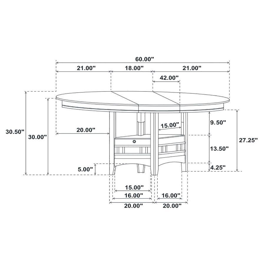 CoasterEveryday - Lavon - Dining Table with Storage - 5th Avenue Furniture