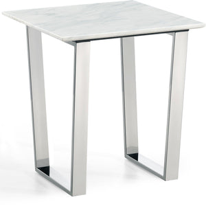 Meridian Furniture - Carlton - End Table - Pearl Silver - 5th Avenue Furniture