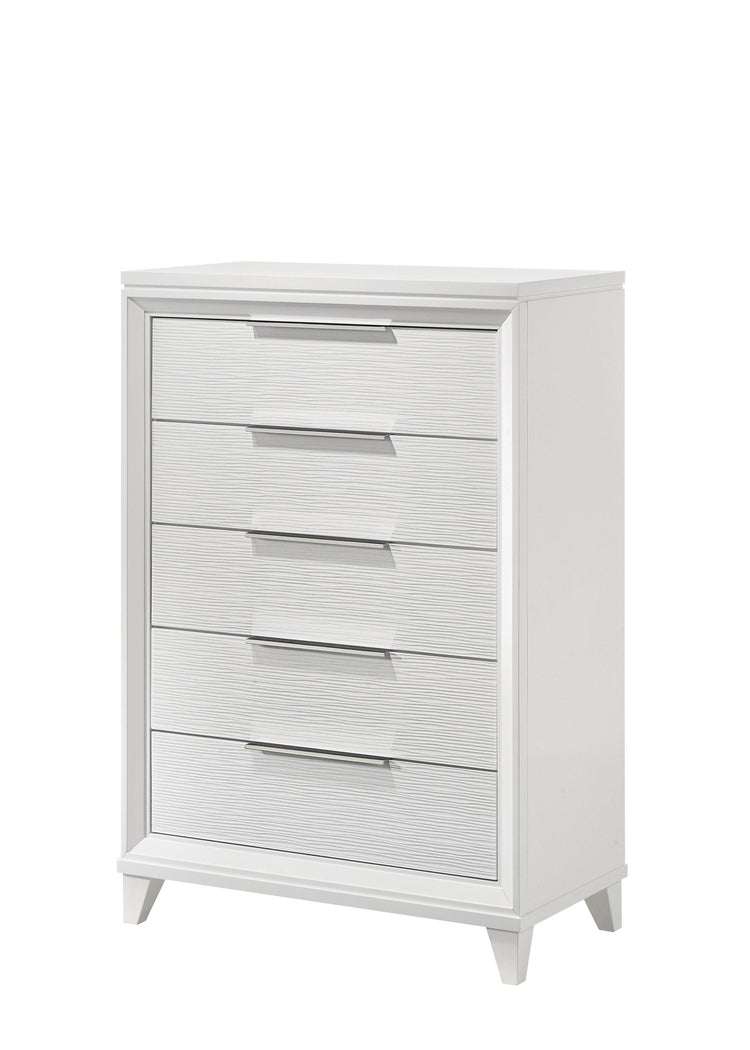 Crown Mark - Cressida - Chest - White - 5th Avenue Furniture