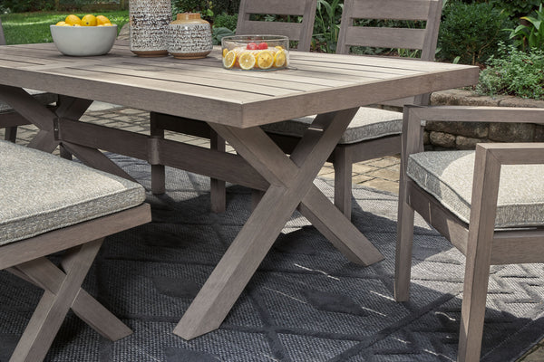 Hillside Barn - Brown - Rectangular Dining Table W/Umb Opt - 5th Avenue Furniture