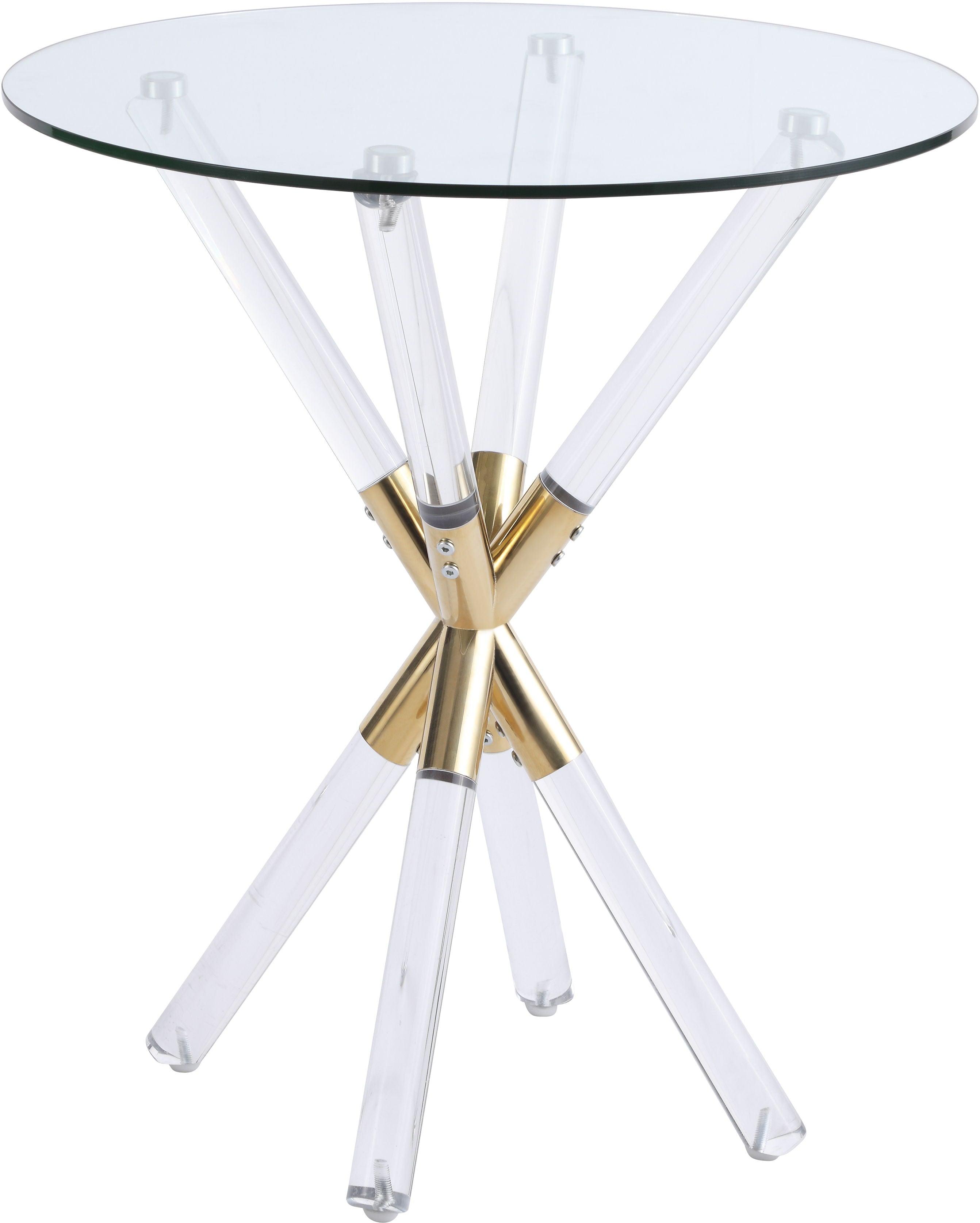 Meridian Furniture - Mercury - End Table - Gold - 5th Avenue Furniture