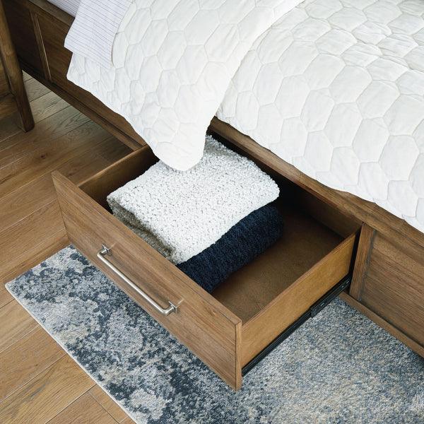 Signature Design by Ashley® - Cabalynn - Panel Bed With Storage - 5th Avenue Furniture