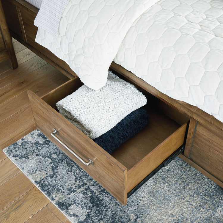 Signature Design by Ashley® - Cabalynn - Panel Bed With Storage - 5th Avenue Furniture