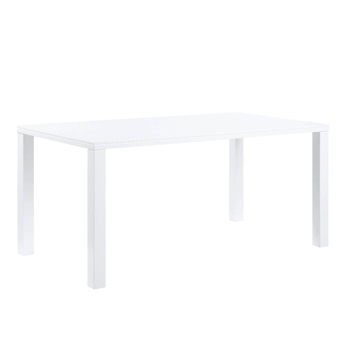 ACME - Pagan - Dining Table - White High Gloss Finish - 5th Avenue Furniture