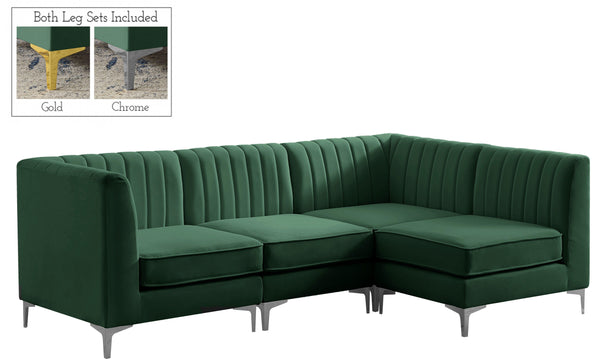 Meridian Furniture - Alina - 4 Pc. Sectional - 5th Avenue Furniture