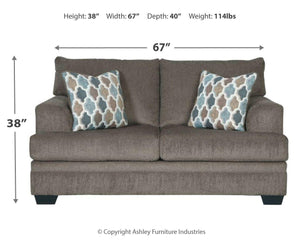 Ashley Furniture - Dorsten - Stationary Loveseat - 5th Avenue Furniture