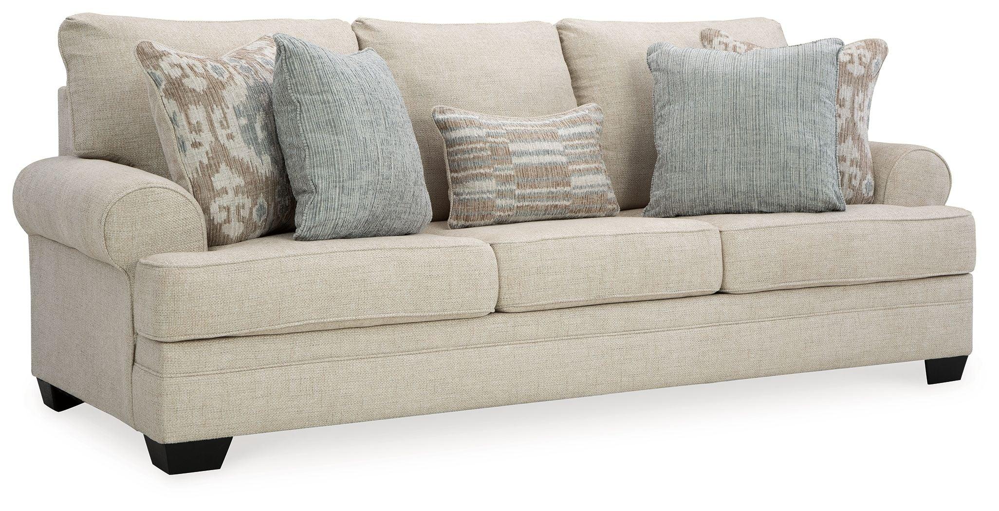 Benchcraft® - Rilynn - Linen - Sofa - 5th Avenue Furniture
