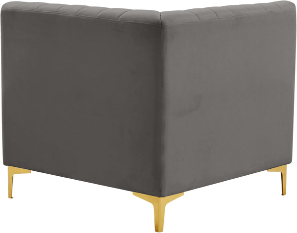 Meridian Furniture - Alina - Corner Chair - 5th Avenue Furniture