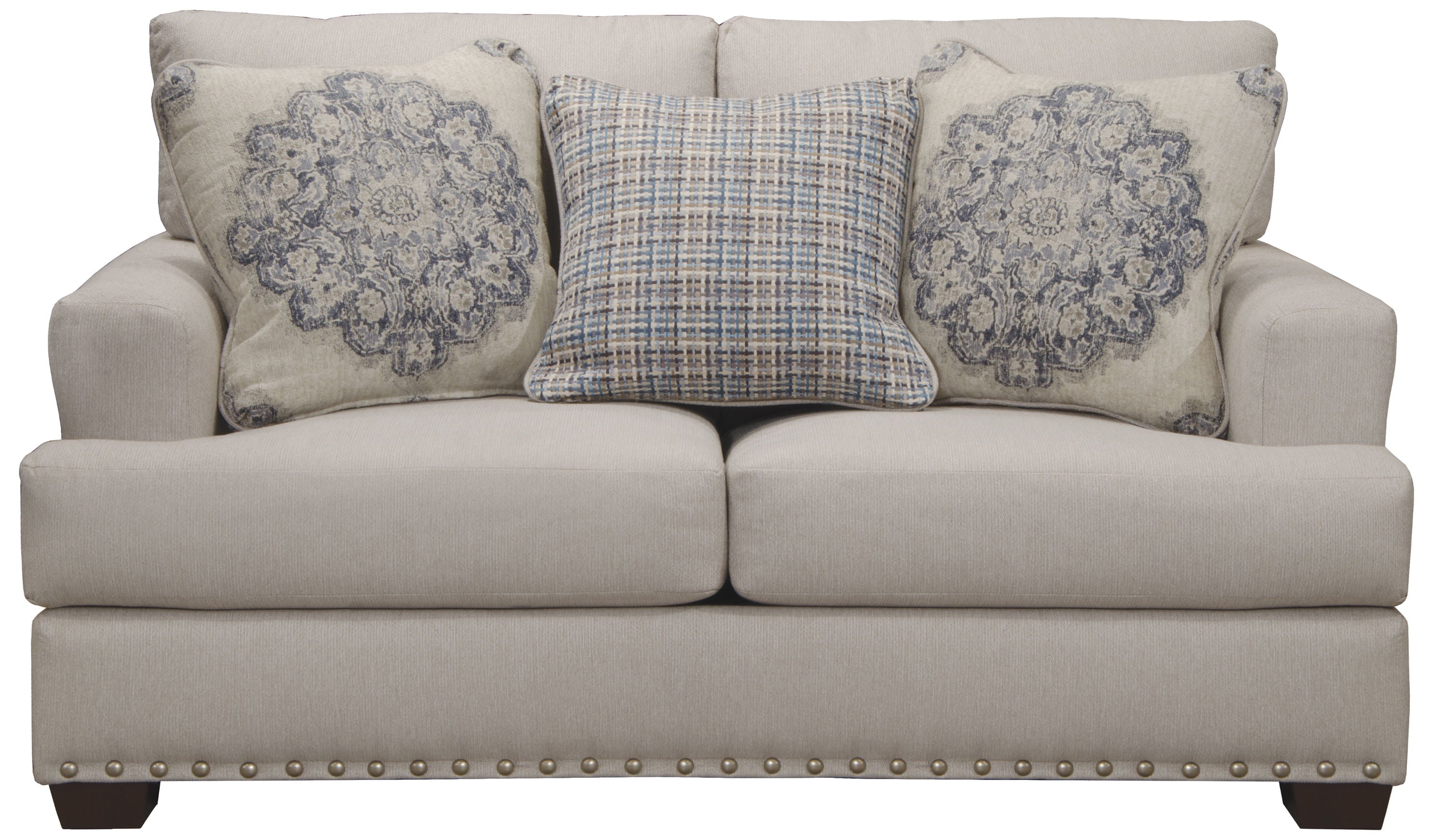 Newberg - Loveseat - Platinum - 5th Avenue Furniture