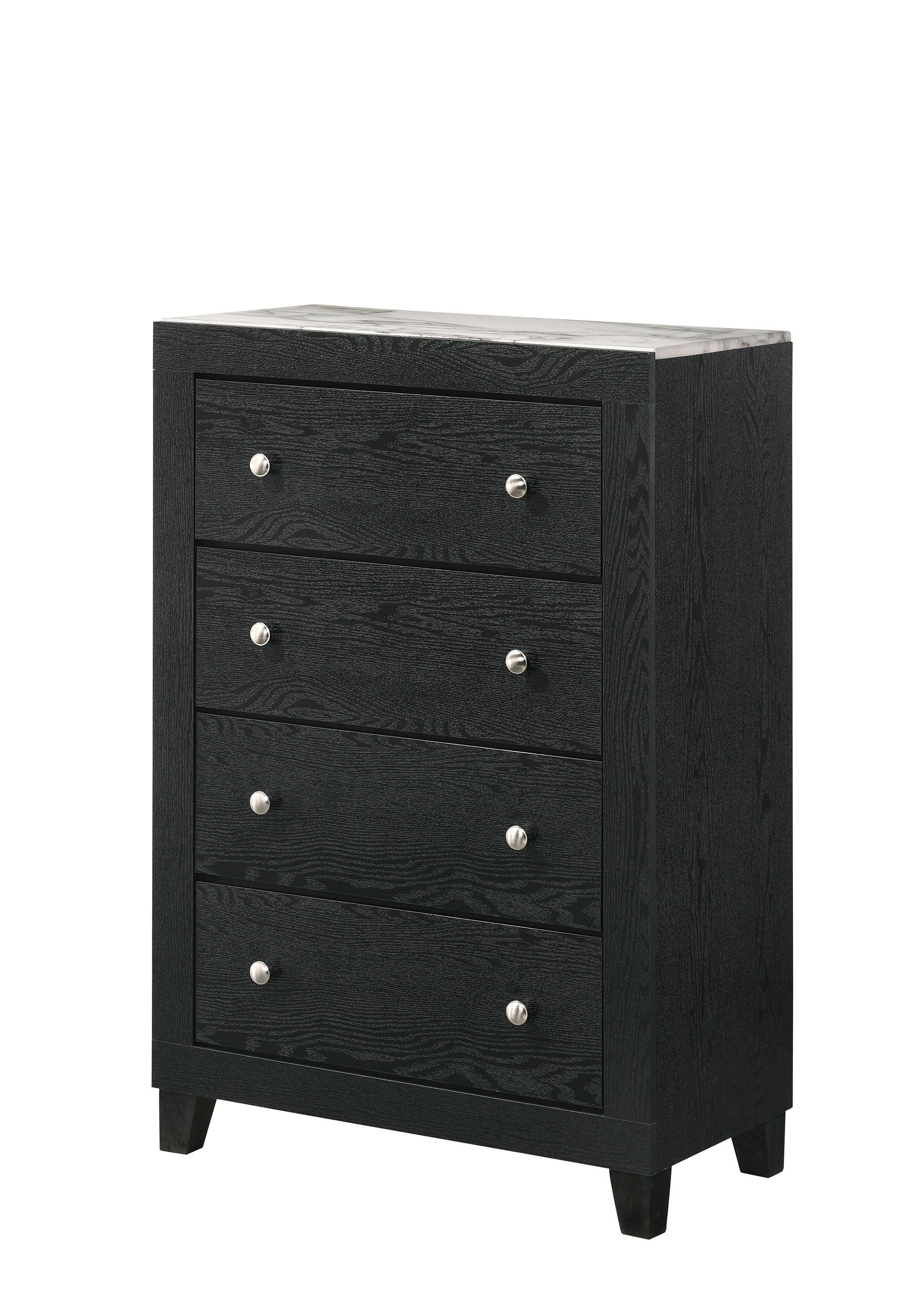 Crown Mark - Cadence - Chest - Black - 5th Avenue Furniture