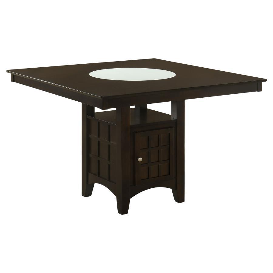 CoasterEveryday - Gabriel - Square Counter Height Dining Table - Cappuccino - 5th Avenue Furniture