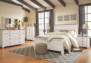 Signature Design by Ashley® - Willowton - Panel Bedroom Set - 5th Avenue Furniture